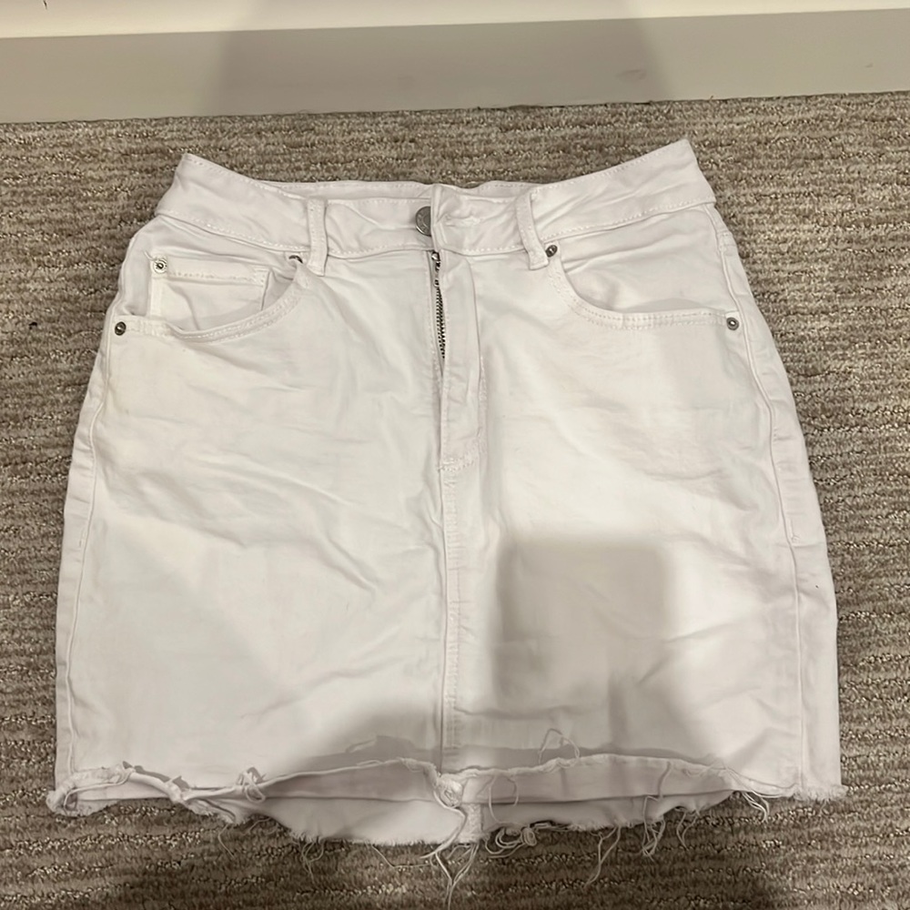 Garage Denim high waisted skirt
